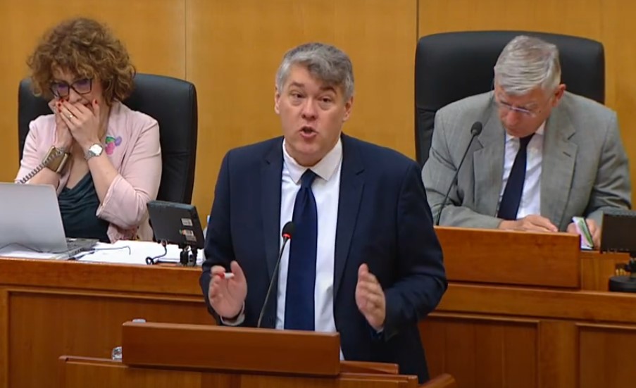 Boris Lalovac o inflaciji i umirovljenicima | Snimak zaslona/Hrvatski sabor