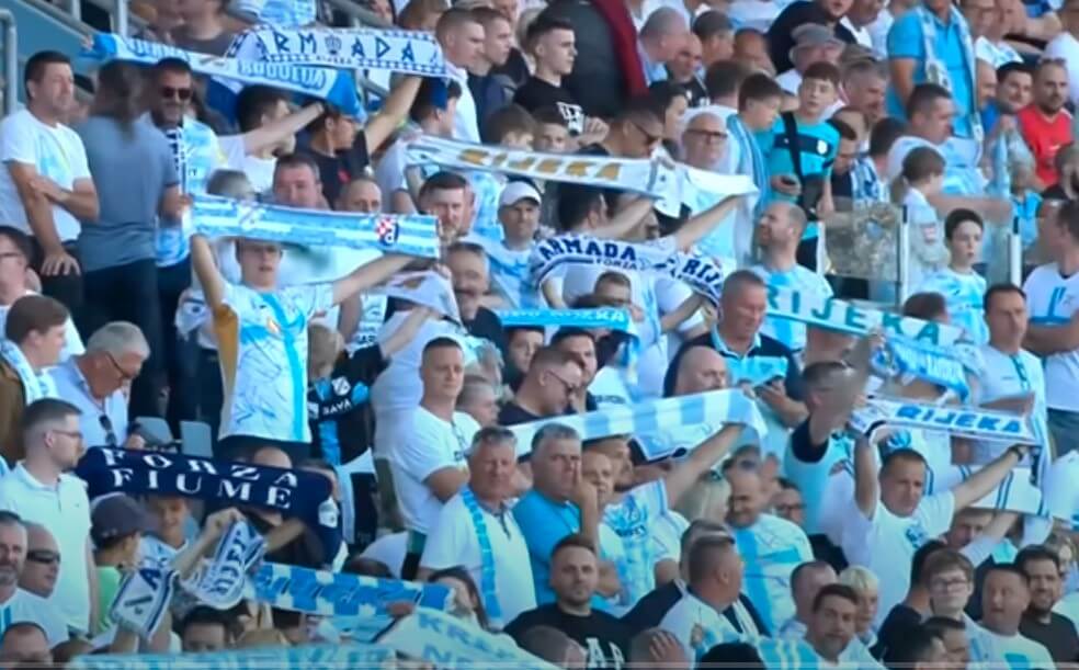 Navijači HNK Rijeka | Snimak zaslona/Youtube