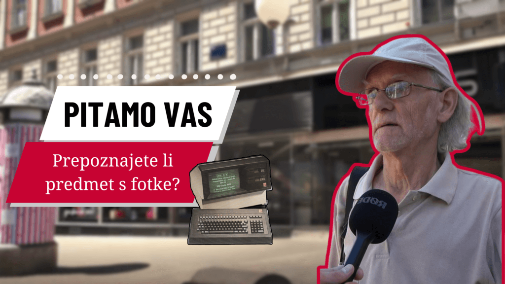 Umirovljenik odgovara na pitanje o starim