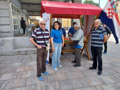 HSU samostalnu listu predstavio i u Petrinji | Foto: HSU