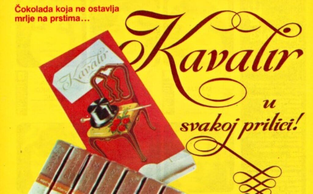 Kavalir čokolada tvornice Zvečevo