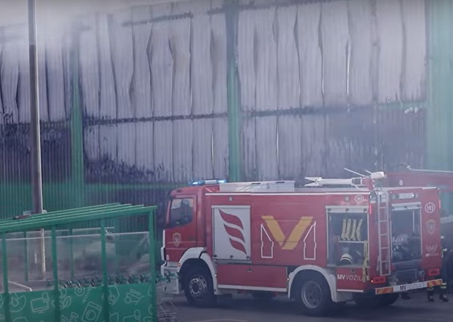 Požar u Pevexu | Snimak zaslona YouTube