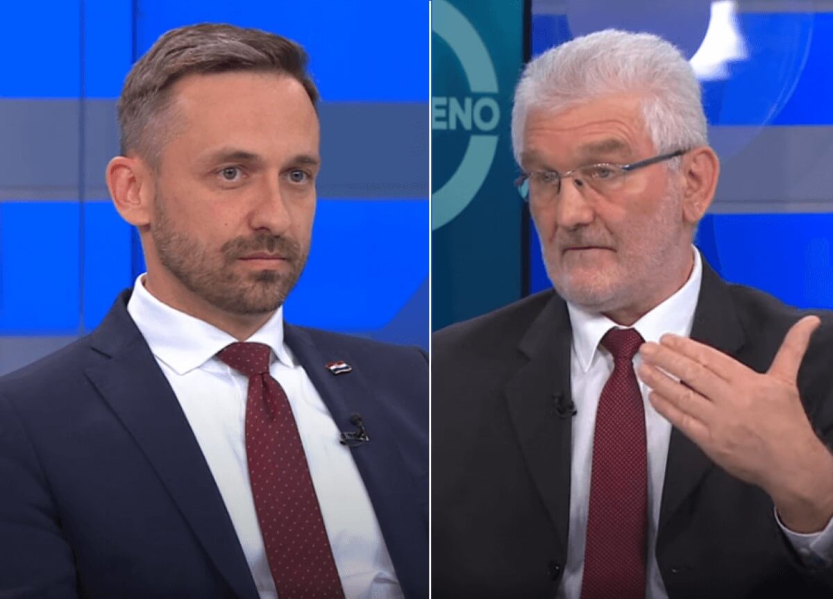 Ministar Marin Piletić i čelnik BUZ-a Milivoj Špika | Snimak zaslona HRT