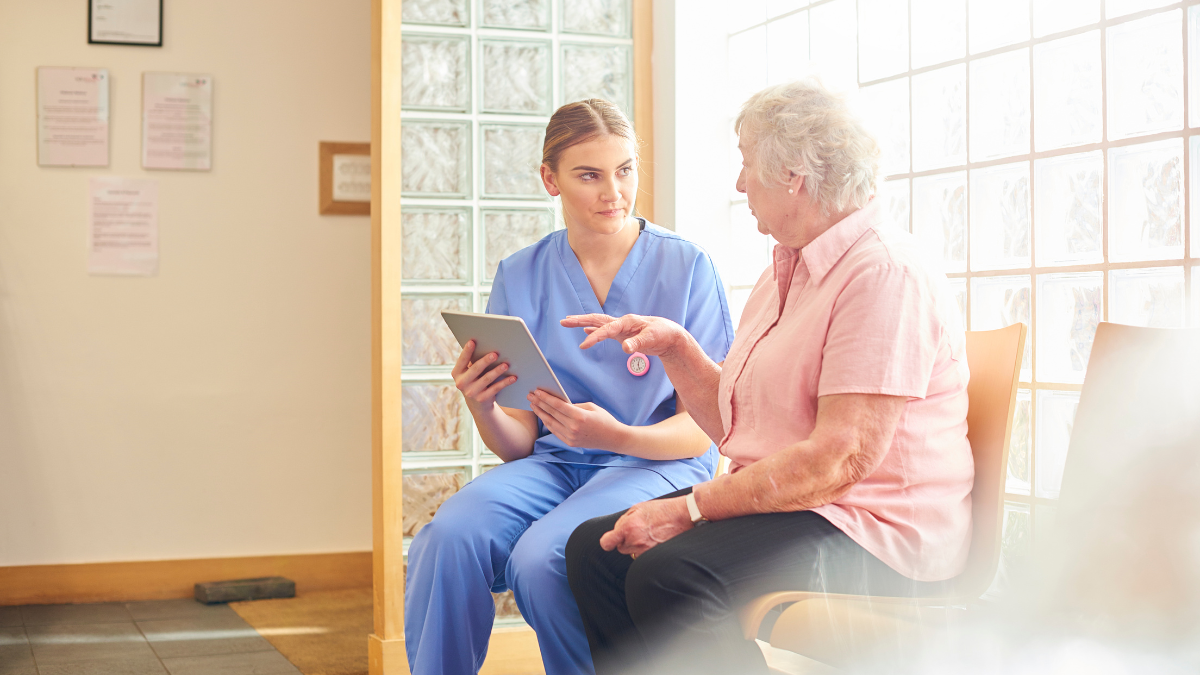 Umirovljenica kod liječnika