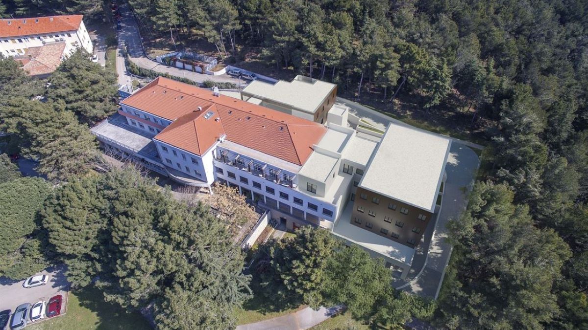 Dom za starije Poreč iz zraka