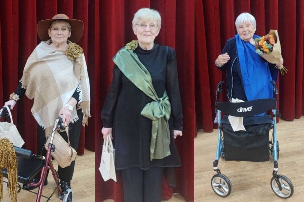 modna revija u Domu za starije Peščenica