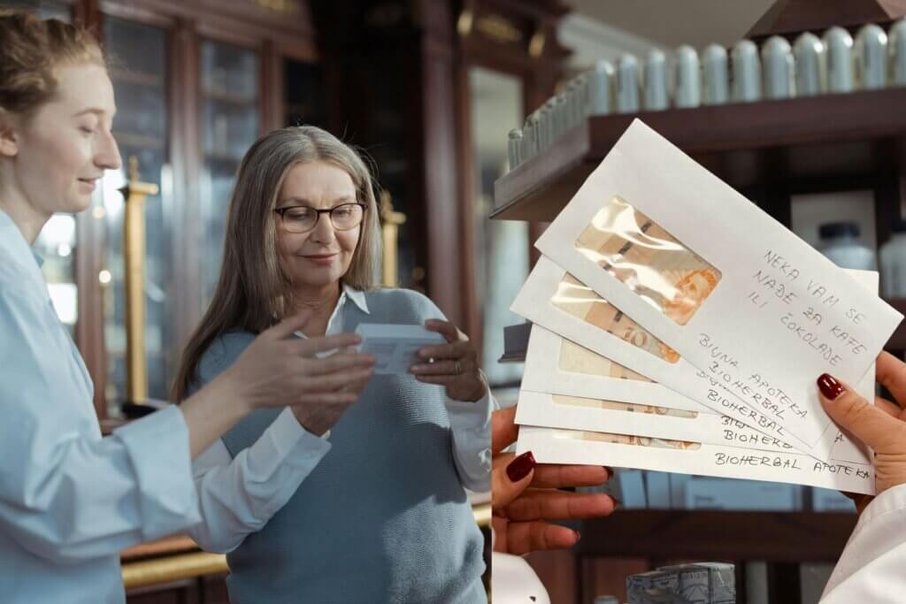 Ljekarna dijeli novac umirovljenicima | Pexels/BioHerbal