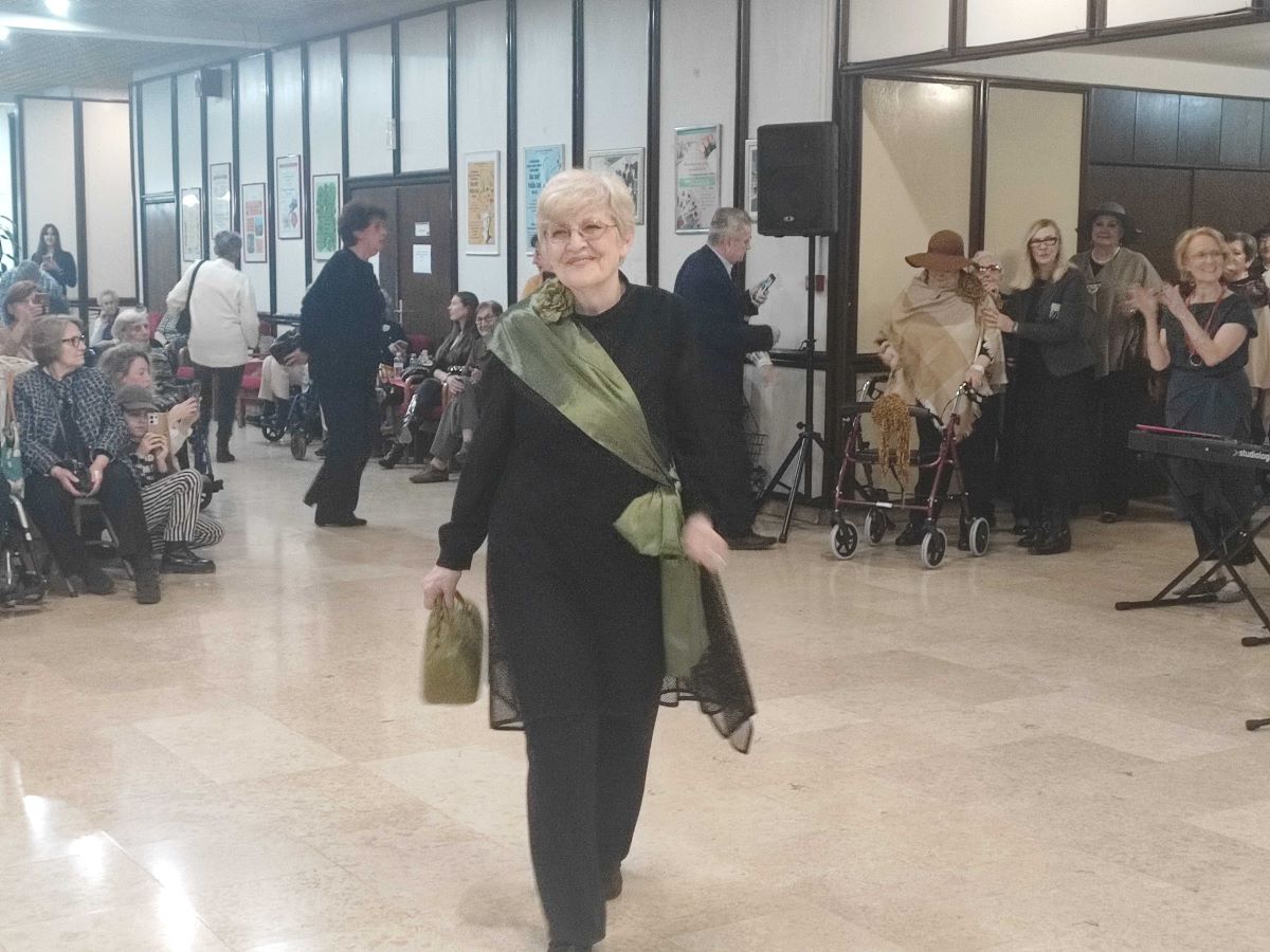 Umirovljenica Vesna u Domu za starije osobe Peščenica