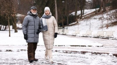 Umirovljenici na snijegu