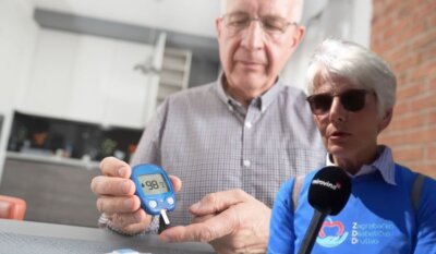 Doktorica Manja Prašek i umirovljenik s dijabetesom